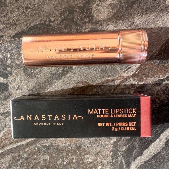 Anastasia Beverly Hills Matte Lipstick Rum Punch Full Pigment Full Size 3g - Picture 1 of 8